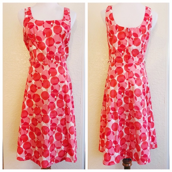 Pink Watercolor Dot Dress - Picture 1 of 6